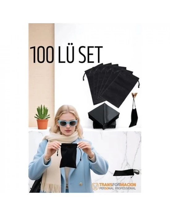 ® Kumaş Gözlük Kılıfı 50+50 Kılıf+Bezli SET Promosyon Gözlük Kılıfı