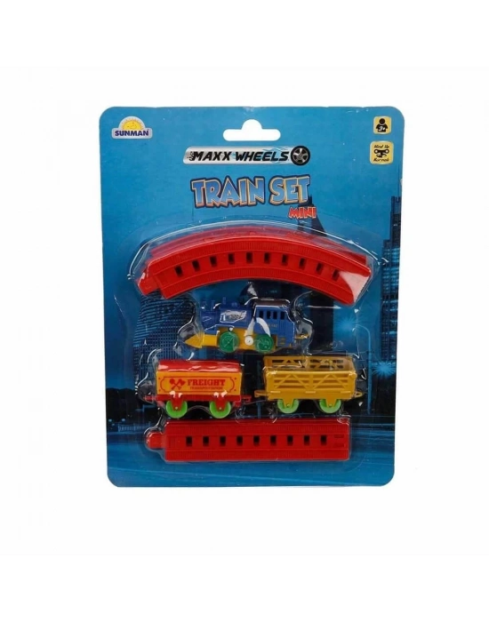 ÇOK SATAN Kurmalı Raylı Mini Tren Seti 11 Parça
