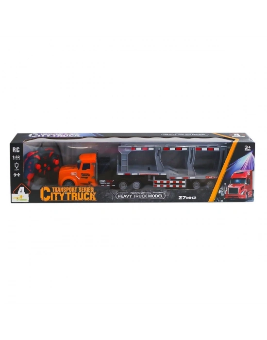 ÇOK SATAN LA012-3 Kumandalı Şarjlı Işıklı Transport Tır 1:32