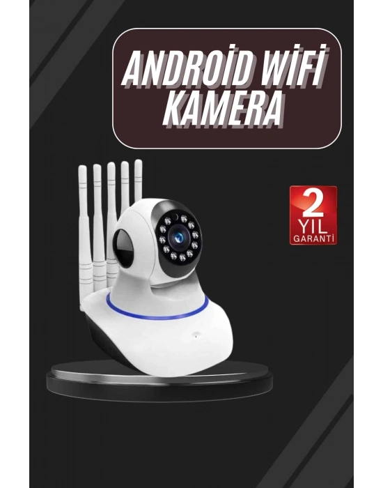 ÇOK SATAN LED Aydınlatmalı 5 Antenli Motorlu 1080P Wifi Kamera Sensörlü