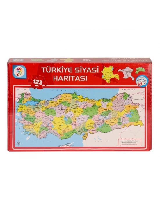 ÇOK SATAN LSH002 Siyasi Harita Puzzle -Laçokids