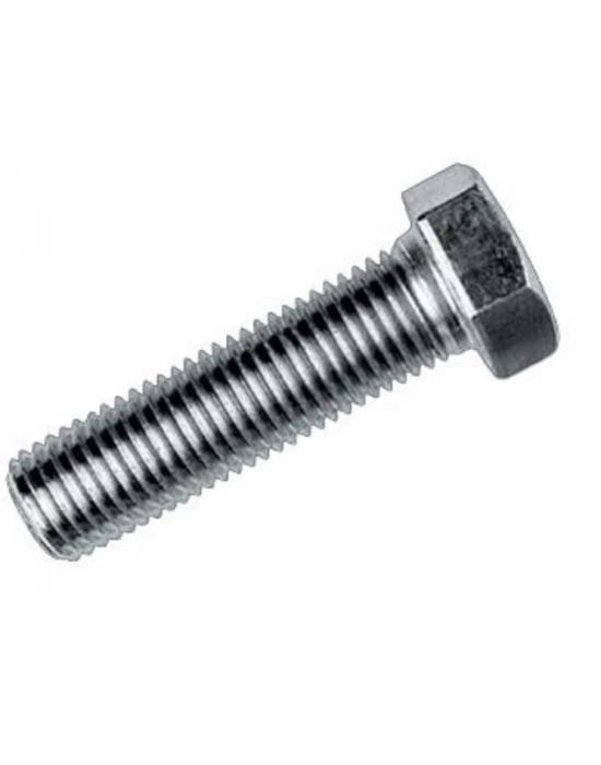 ® M10X35 Civata Beyaz Tam Paso 10 Adet