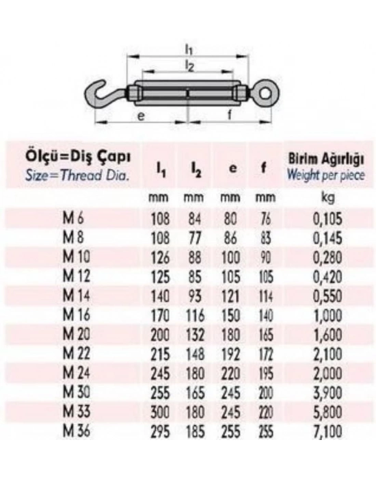 ® M14 Çektirme ( 2 Adet )