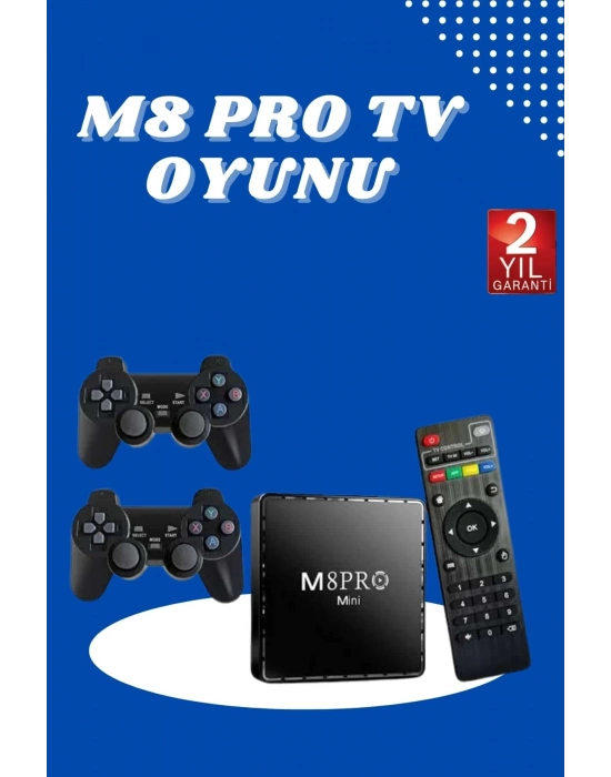 ÇOK SATAN M8 PRO MINI 4 8 10 K HD HDR Android Tv 5G Retro 10000 Oyunlu