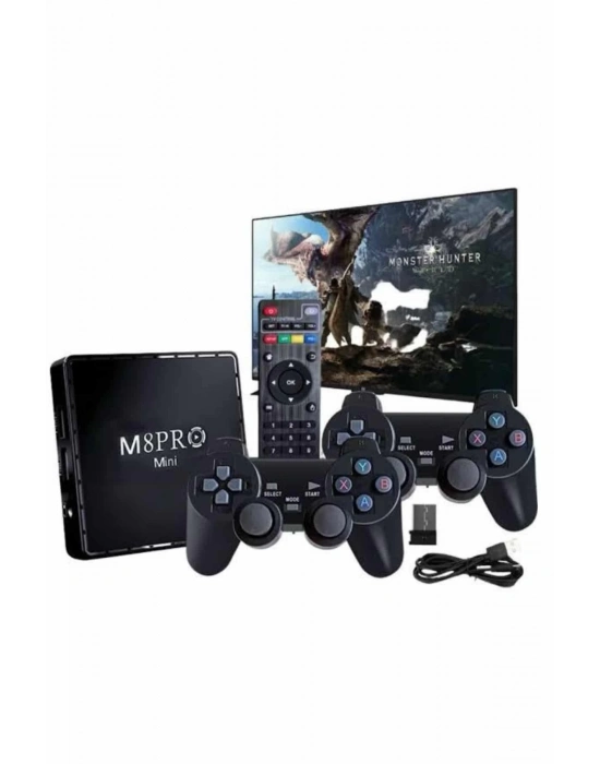 ÇOK SATAN M8 PRO MINI 4 8 10 K HD HDR Android Tv 5G Retro 10000 Oyunlu