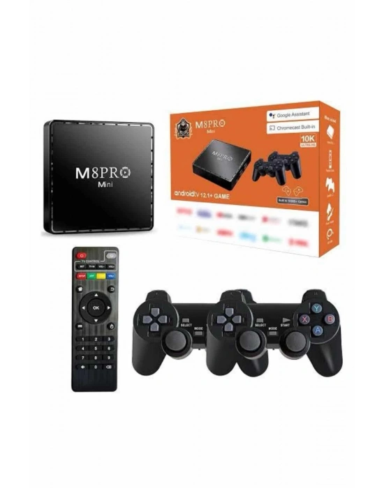 ÇOK SATAN M8 PRO MINI 4 8 10 K HD HDR Android Tv 5G Retro 10000 Oyunlu