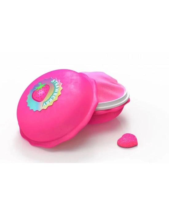 ÇOK SATAN Macaron Kutuda Marshmallow Çilek Slime