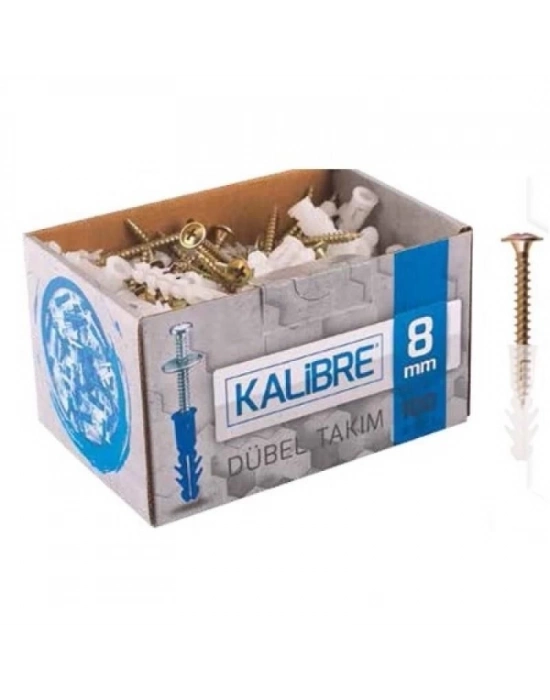 ® Made 8 mm Kalibre Dubel Set