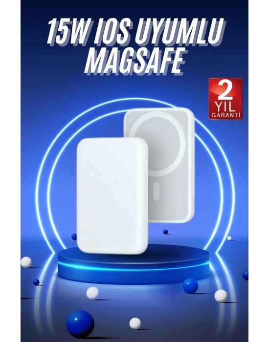 ÇOK SATAN Magsafe Battery Pack Powerbank Kablosuz Şarj 5.000 mah