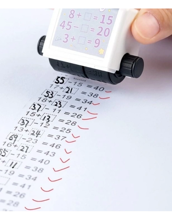 ÇOK SATAN Matematik İşlem Rulosu  Boşluk Doldurmalı Set