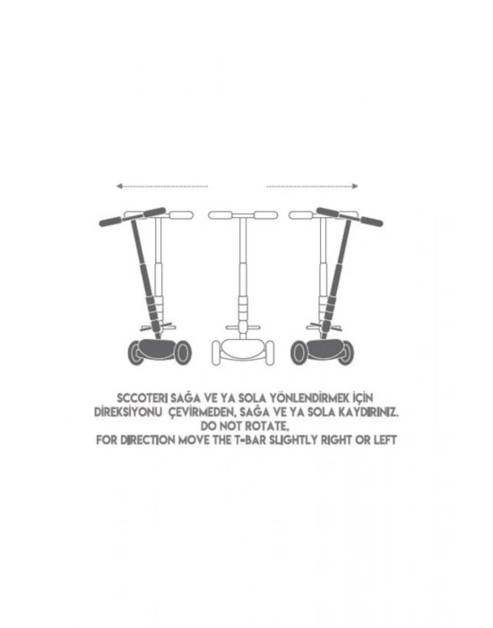 ÇOK SATAN Maxi Twist Işıklı Scooter Pembe - 82244