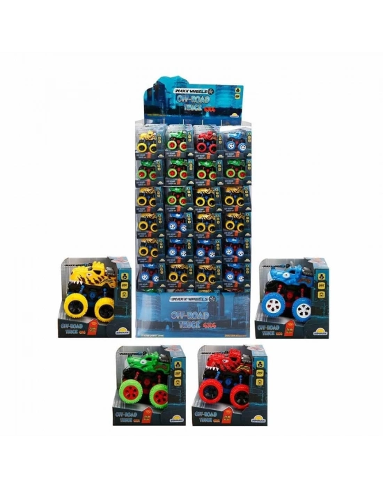 ÇOK SATAN Maxx Wheels Speed Dinosaur Off Road Aracı 10 cm - 1 Adet Stokta Olan Gönderilir