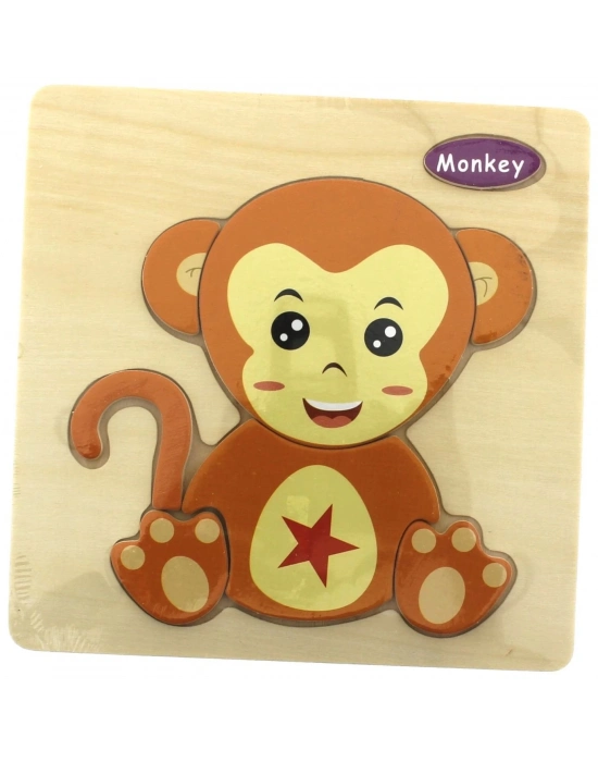 ÇOK SATAN Maymun Ahşap Puzzle