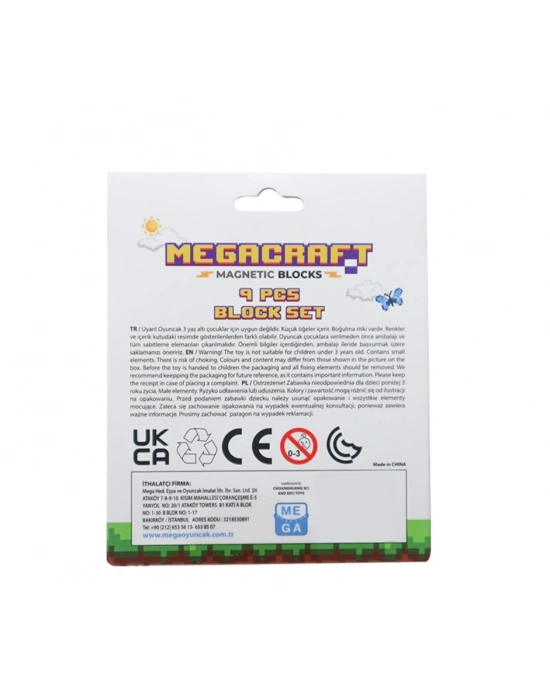 ÇOK SATAN Megacraft 9 Parça Altın Kömür Blok
