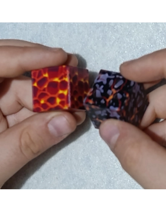 ÇOK SATAN Megacraft 9 Parça Lav Magma Blok