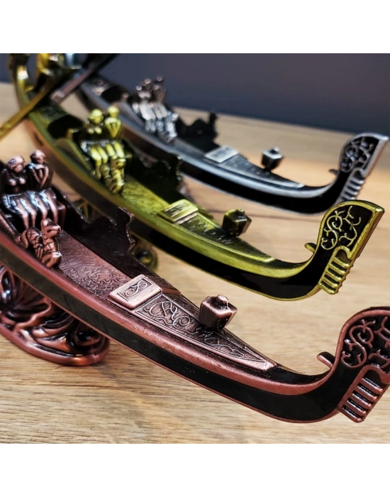 ÇOK SATAN Metal Dekoratif Venedik Kayık