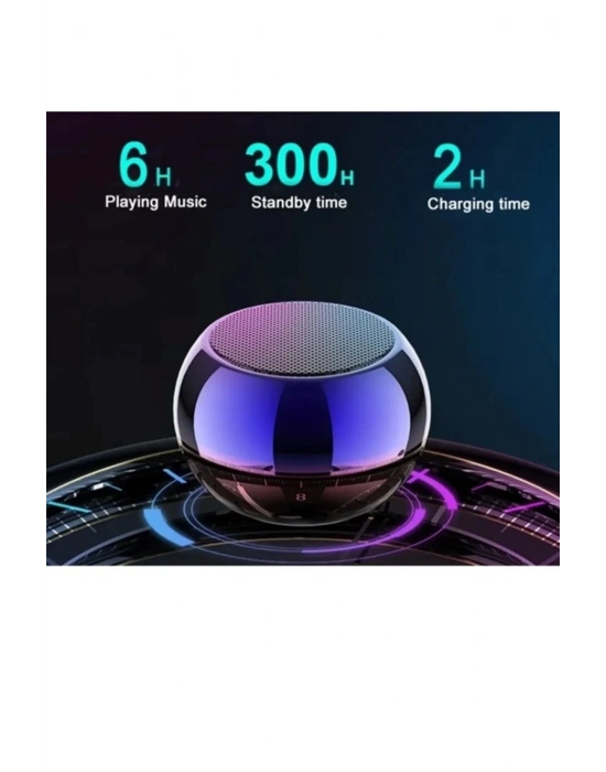 ÇOK SATAN Metal Mini Kablosuz Hoparlör Şarjlı 4w Mini Bluetooth Speaker Tws Özellikli Ses Bombası