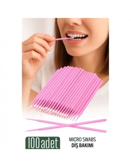 ÇOK SATAN Micro Swab - Diş Bakım Çubuğu - 100 Adet