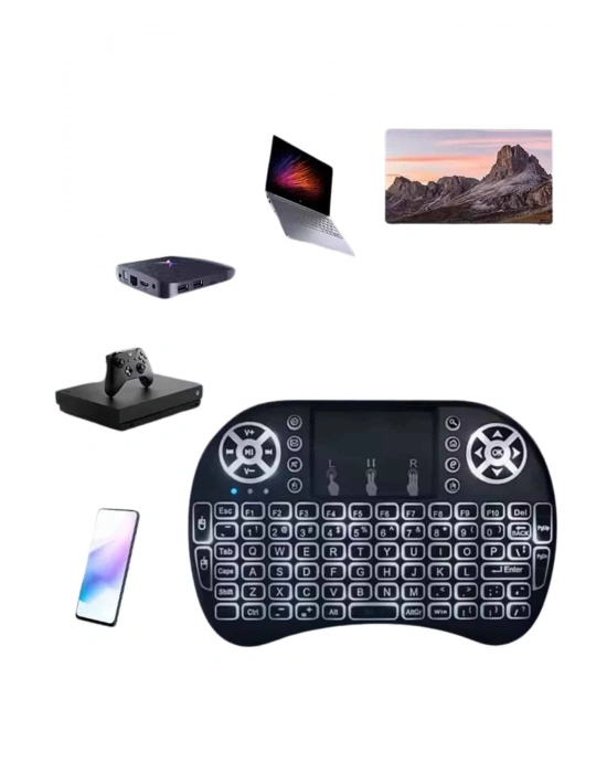 ÇOK SATAN Mini Klavye Gaming Pc Playstation Ledli Mouse Rgb Mouse Bluetooth Usb