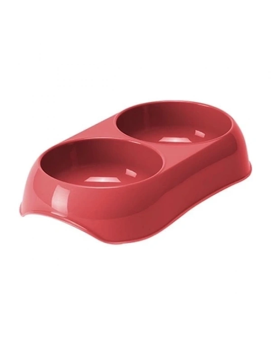 ÇOK SATAN Moderna Gusto Köpek ve Kedi Mama Kabı Kırmızı 2x200 Ml