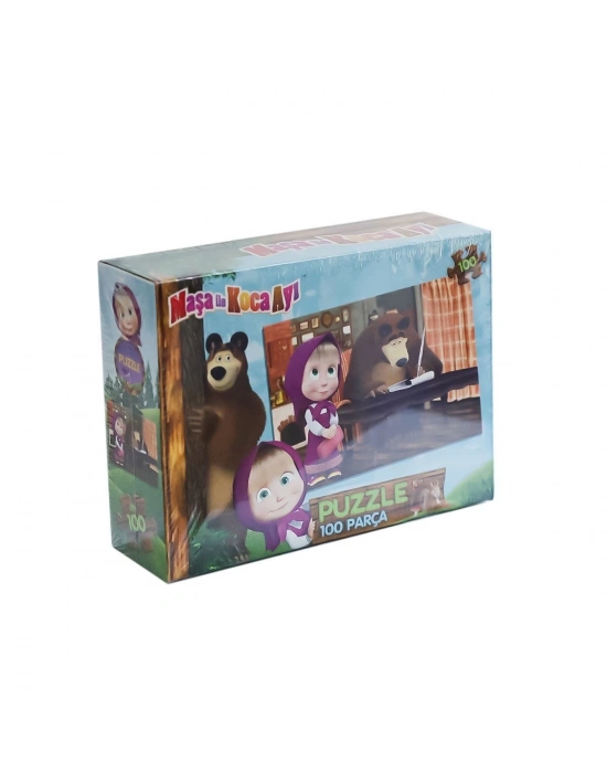 ÇOK SATAN MS7968 Maşa ile Koca Ayı 100 Parça Puzzle -LaçoKids