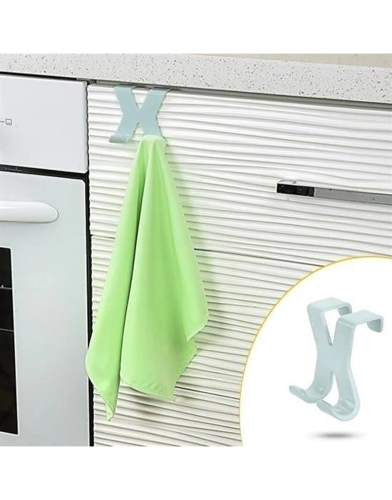 ÇOK SATAN Mutfak Banyo Dolap Kapağına Takılan Meta Havlu Askılığı Aparatı