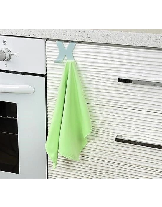 ÇOK SATAN Mutfak Banyo Dolap Kapağına Takılan Meta Havlu Askılığı Aparatı