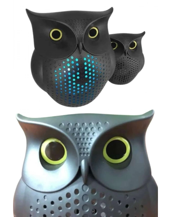 ÇOK SATAN Müzik Çalar Bluetooth Hoparlör Speaker 5.0 Kablosuz Baykuş Görünümlü