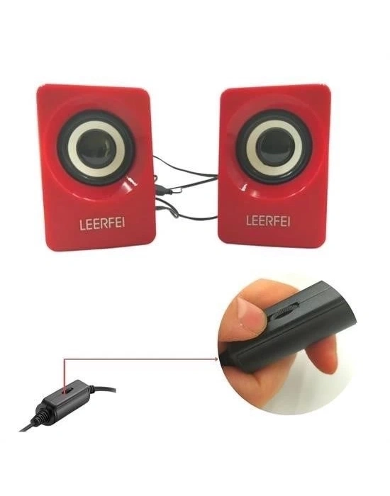 ÇOK SATAN N62 1+1 Multimedia USB ve Jacklı Mini Hoparlör Yüksek Stereo Ses Sistemi
