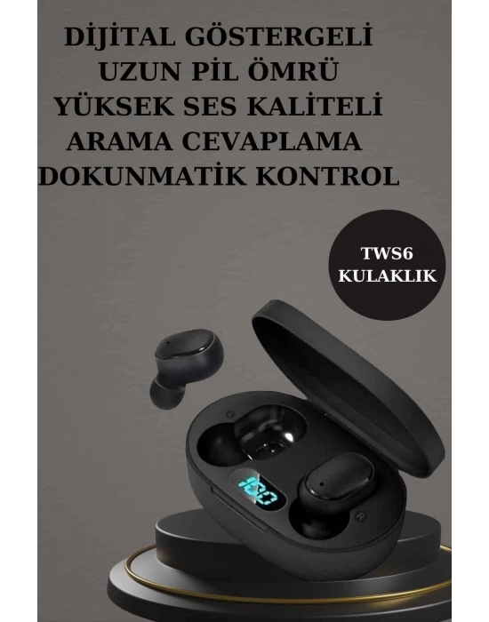 ÇOK SATAN Nabız Ölçer Hediye Bileklikli Akıllı Saat ve Dijital Göstergeli Bluetooth Kulaklık Çoklu Şarj Girişi