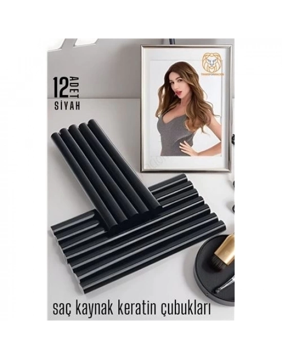 ÇOK SATAN Nano Keratin Kaynak Çubukları 12 ADET SİYAH Absolute