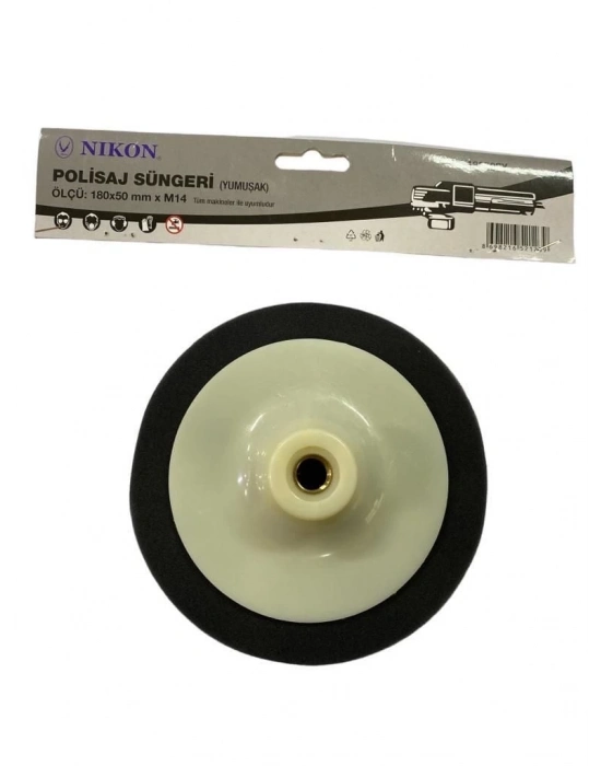 ® Nikon 18050SY Polisaj Süngeri 180 mm Siyah Yumuşak