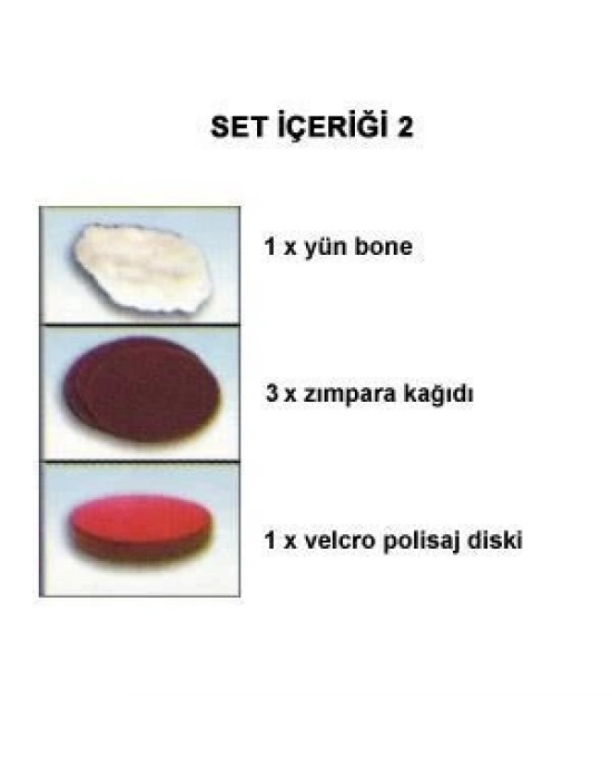 ® Nikon N 33995 Polisaj Seti 125 mm 9 Parça