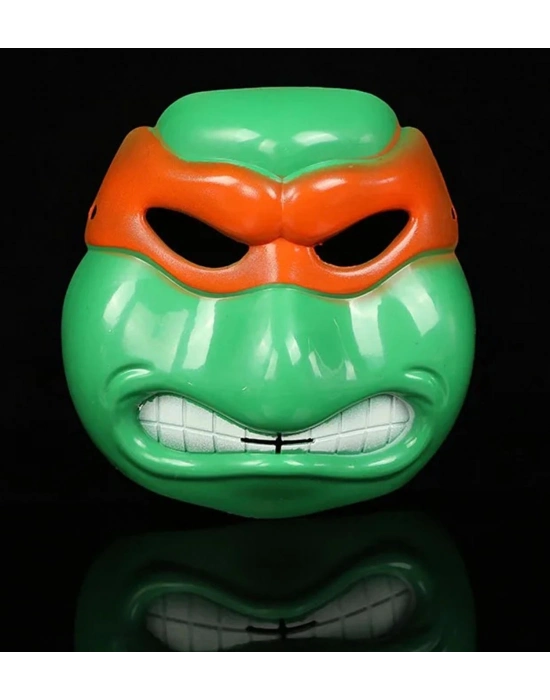 ÇOK SATAN Ninja Kaplumbağalar Maskesi Michelangelo Maskesi