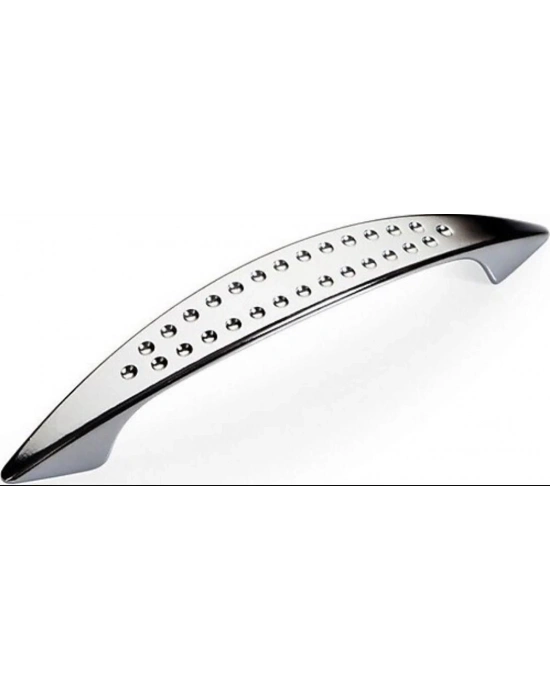 ® Noktalı Dolap Çekmece Kulpu 96 mm Krom