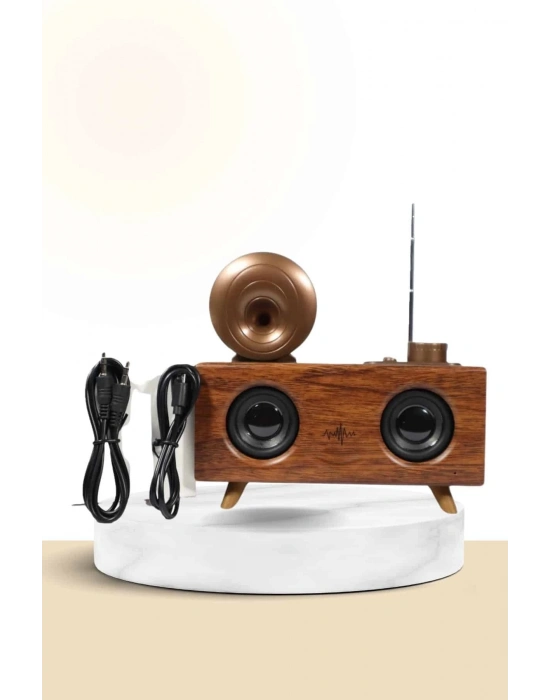 ÇOK SATAN Nostaljik Radyo Bluetooth Bağlantılı Şarjlı Yüksek Ses Kaliteli
