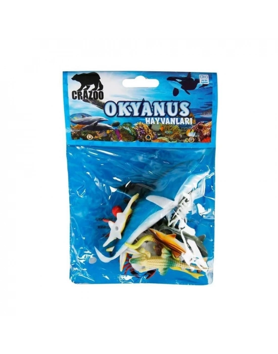 ÇOK SATAN Okyanus Hayvanları Poşetli Hayvan Oyun Seti