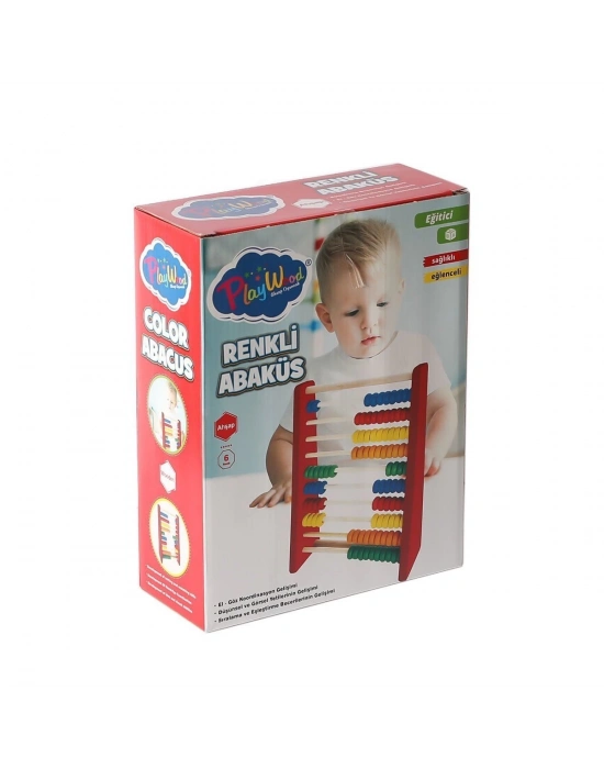 ÇOK SATAN ONY-399 Ahşap Renkli Abaküs -Onyıl