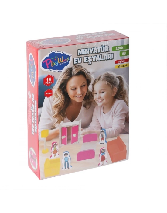 ÇOK SATAN ONY-407 Ahşap Minyatür Ev Eşyaları