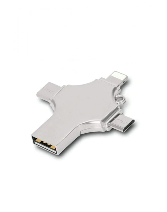 ÇOK SATAN Otg 4in1 Cep Telefonu Çok Fonksiyonlu Usb Flash Bellek 64 Gb Type-c, Micro Sd Ve Kart Okuyucu