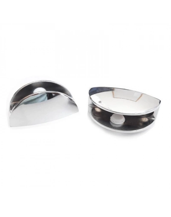 Oval Krom Etejer Camı Tutucu Takımı