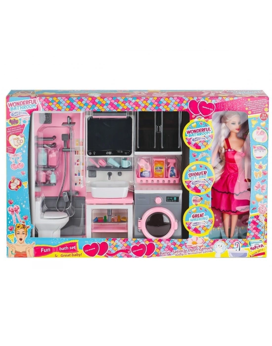 ÇOK SATAN OYD-02393 Bebek ile Banyo Seti Oyun Zamanı