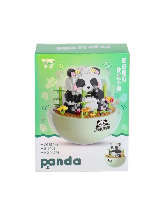 ÇOK SATAN P1274 Panlos Panda Blok Seti 510 Parça -Vagon life