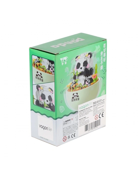 ÇOK SATAN P1274 Panlos Panda Blok Seti 510 Parça -Vagon life