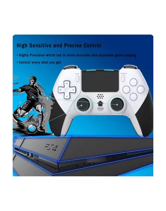ÇOK SATAN P4 Plus Bluetooth Titreşimli Ps4/ps5 Uyumlu Pc Telefon Joystick Kablosuz Oyun Kolu Siyah