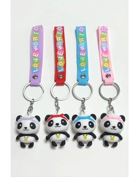 ÇOK SATAN Panda Silikon Anahtarlık
