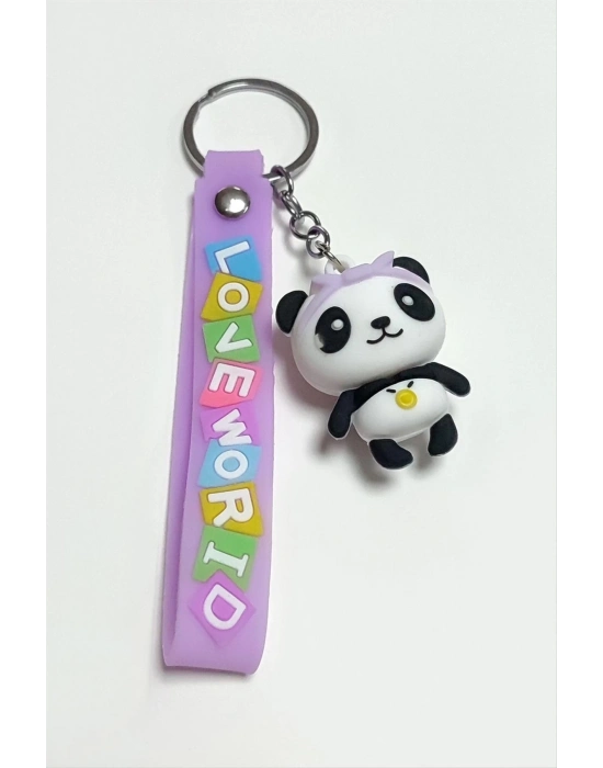 ÇOK SATAN Panda Silikon Anahtarlık
