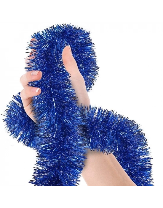 ÇOK SATAN Parti İçin Sim Süs 2 Metre Uzunluk 8 Cm Genişlik Mavi Renk İthal