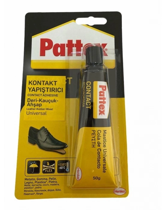 ® Pattex Deri Kauçuk Ahşap Yapıştırıcı 50 gr