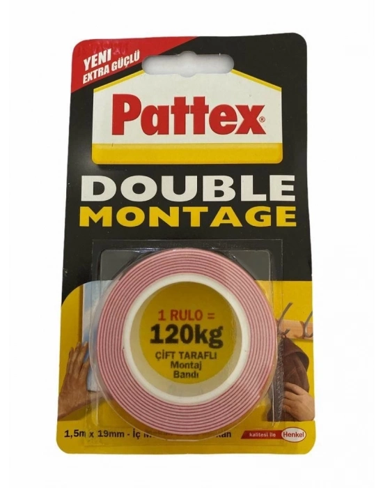 Pattex Double Montage Çift Taraflı Bant 120 kg